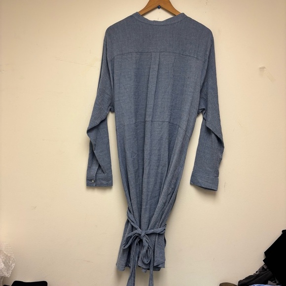 Lucky Brand Chambray Tie Front Dress - Picture 11 of 11
